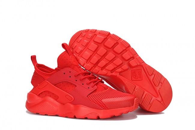 huarache rouge noir