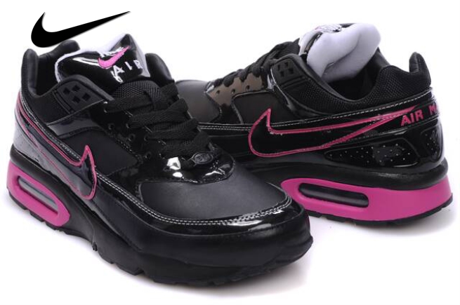 air max bw rose femme,Nike Air Max BW Junior noire et rose - Chaussures Enfant - Chausport - www 