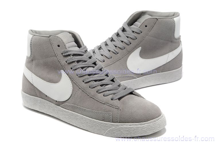 nike blazer femme gris